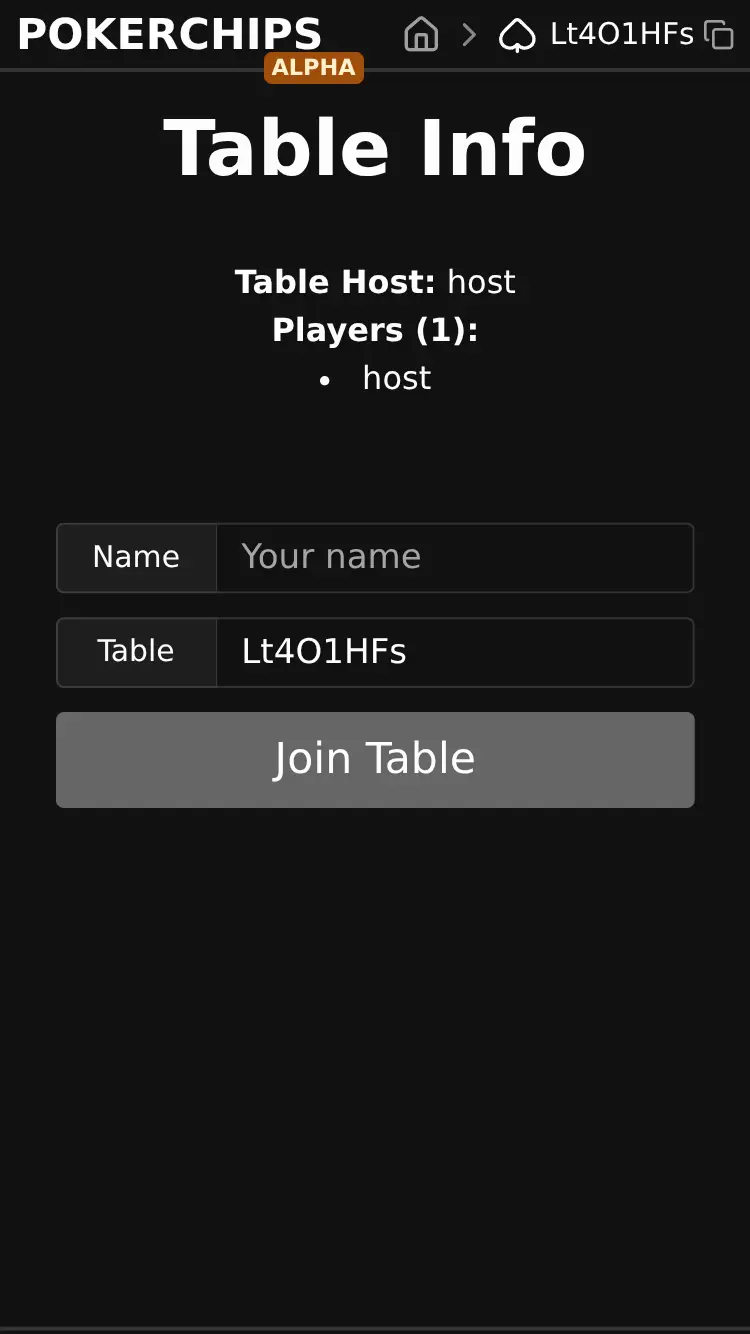Join Table